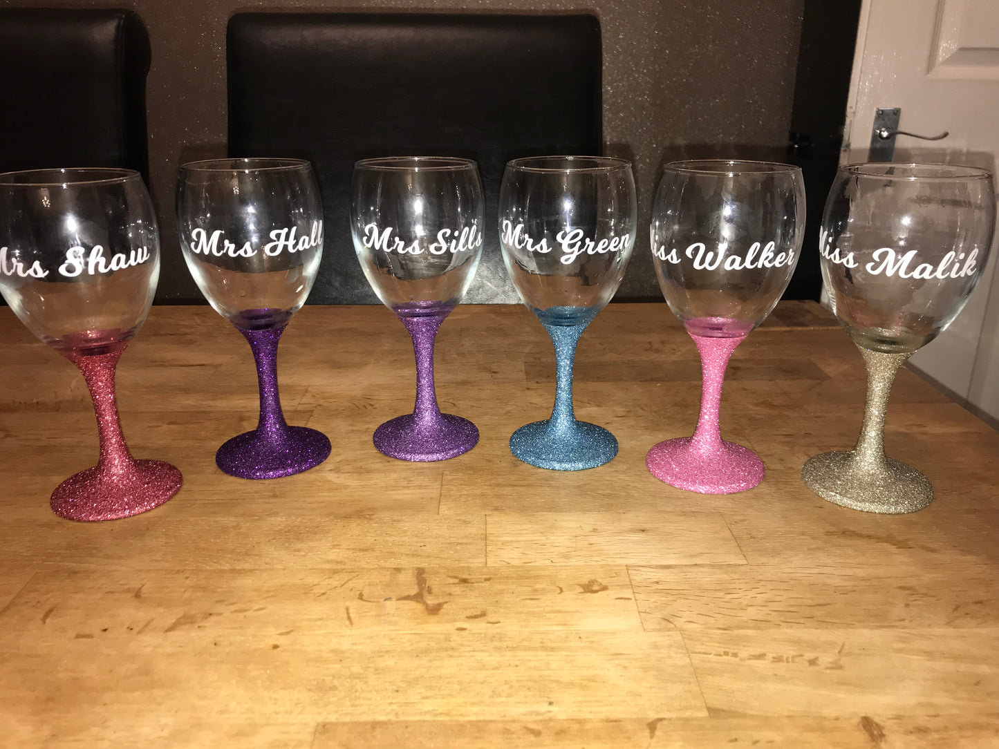 Personalised Champagne Wine Glass