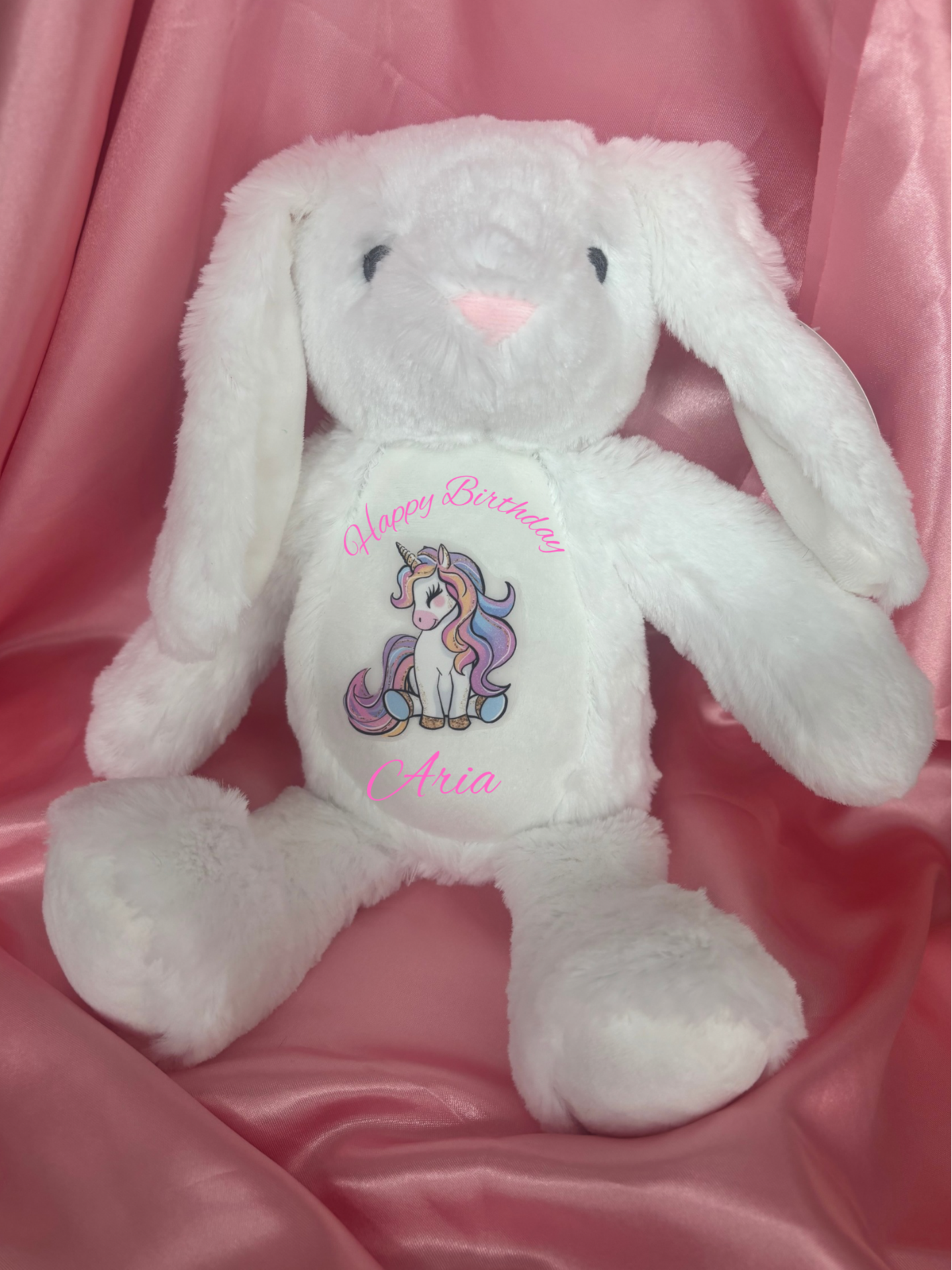 Personalised Mini MUMBLES soft toy Reindeer Rabbit Teddy