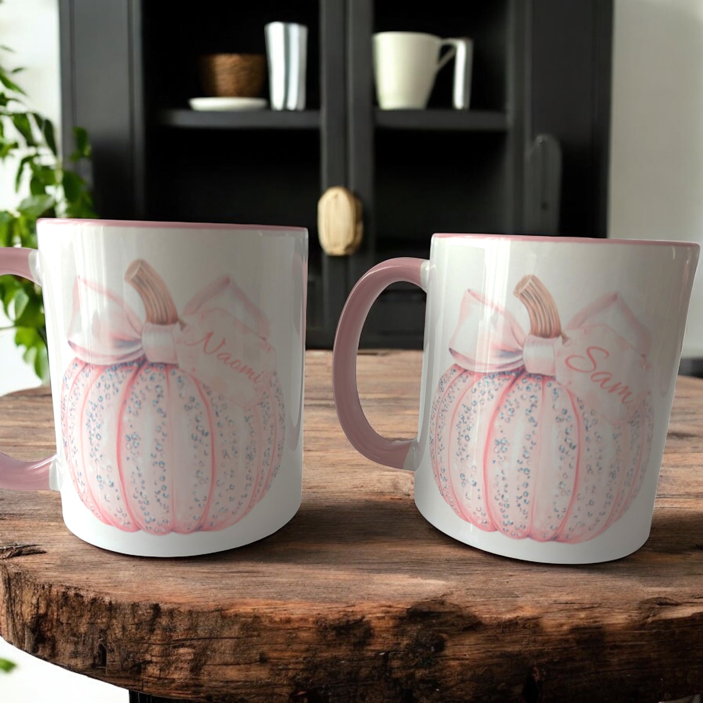 Personalised Pumpkin Mugs