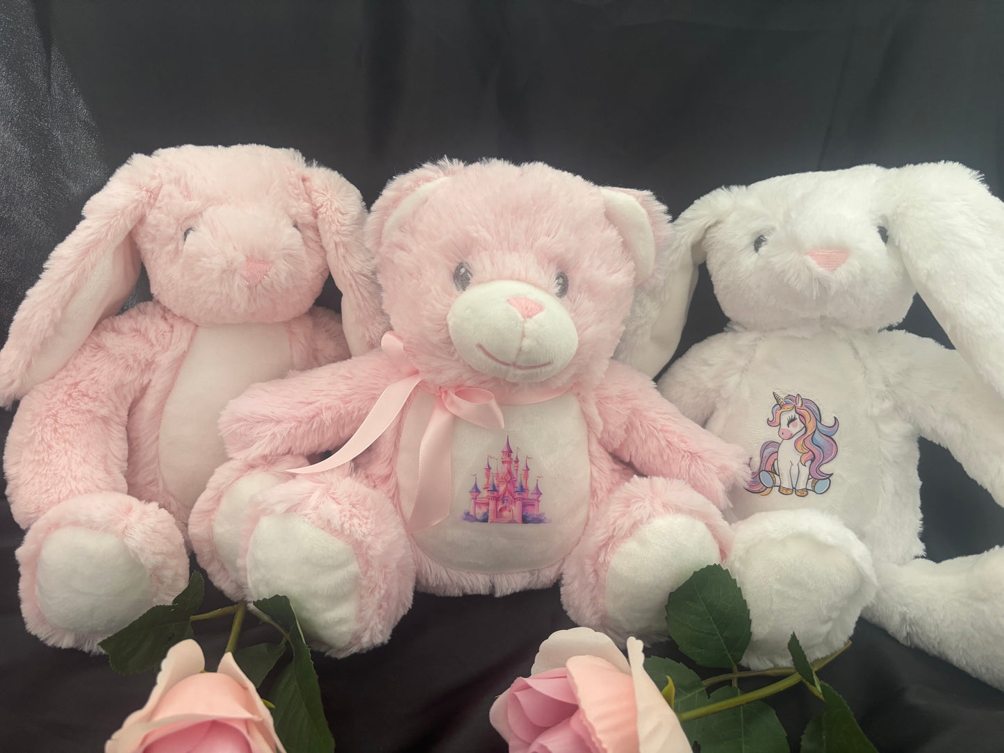Personalised Mini MUMBLES soft toy Reindeer Rabbit Teddy
