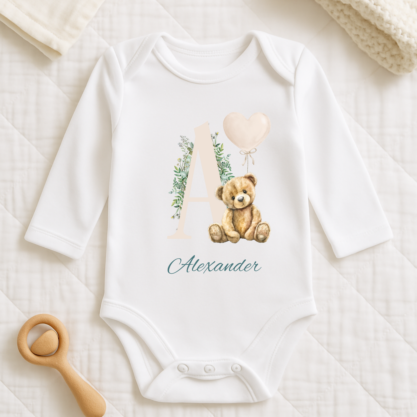 Personalised Babies Vests Birth Announcement Birthday