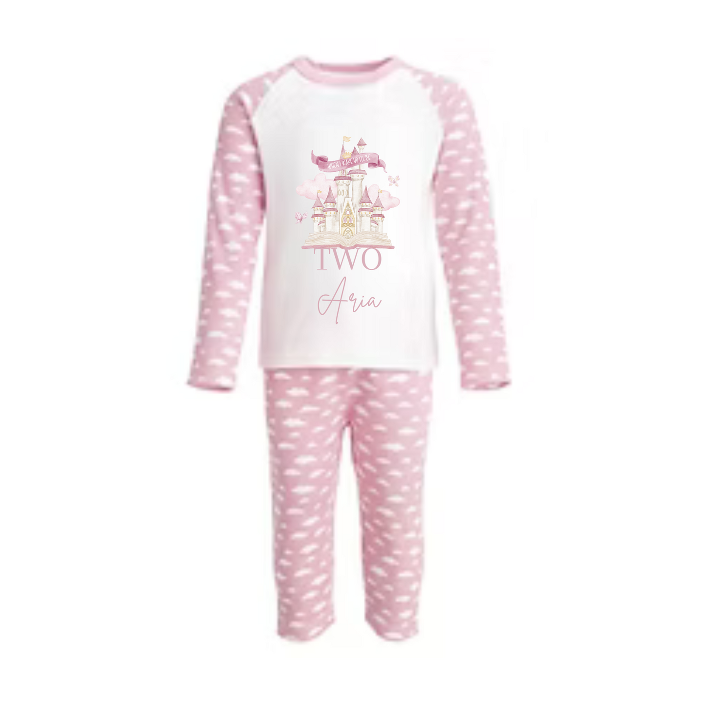 Personalised Children's Pyjamas Birthday, When I wake up
