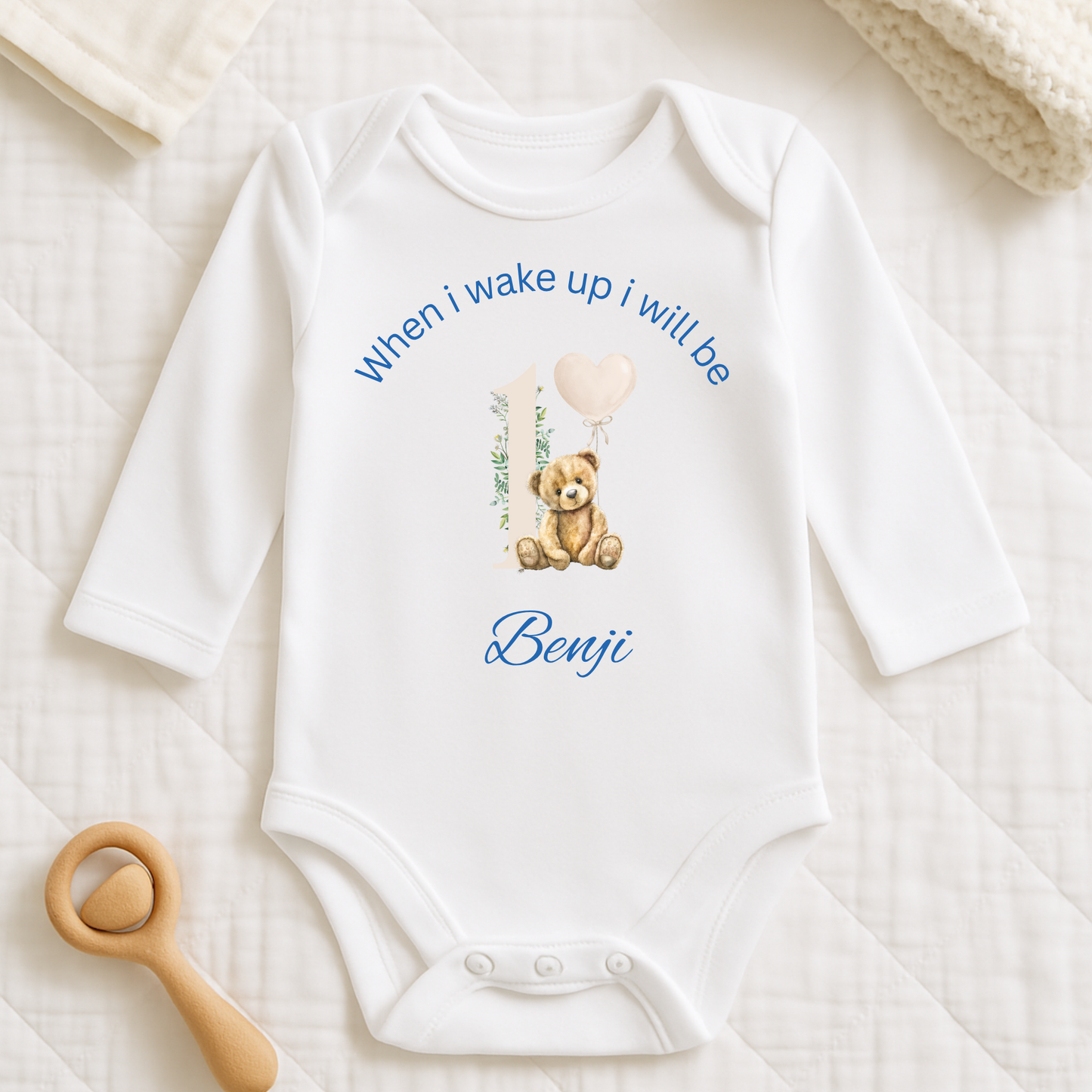 Personalised Babies Vests Birth Announcement Birthday