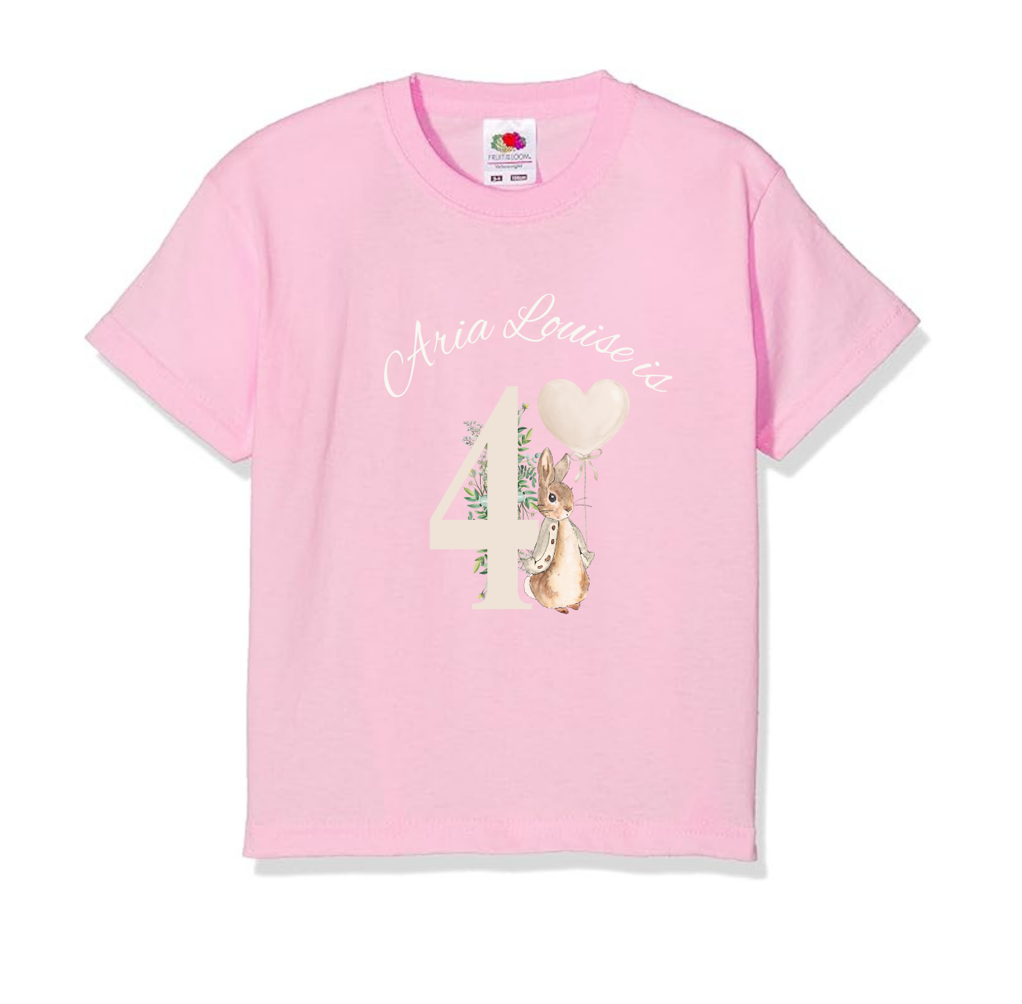 Personalised T shirt Children's Name Fairy Princess Birthday