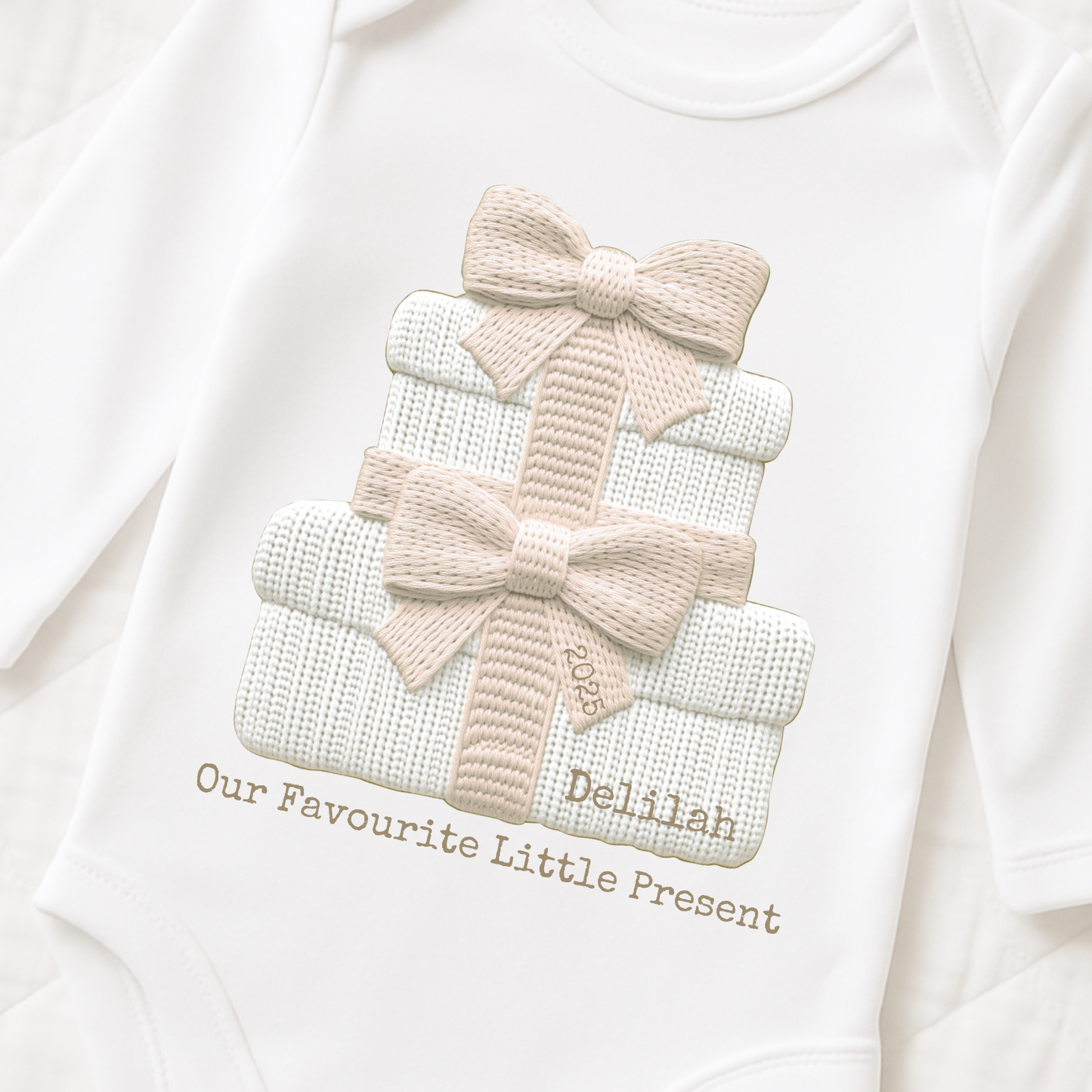 Christmas 2025 Collection Personalised Embroidered Presents Pre-Order