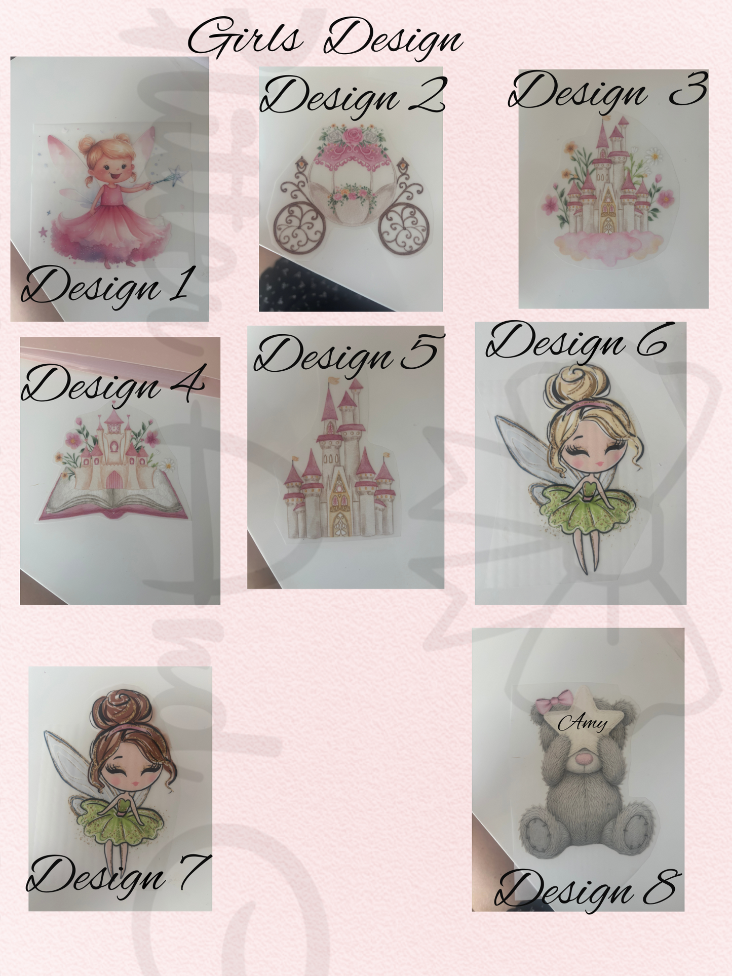 Personalised T shirt Children's Name Fairy Princess Birthday