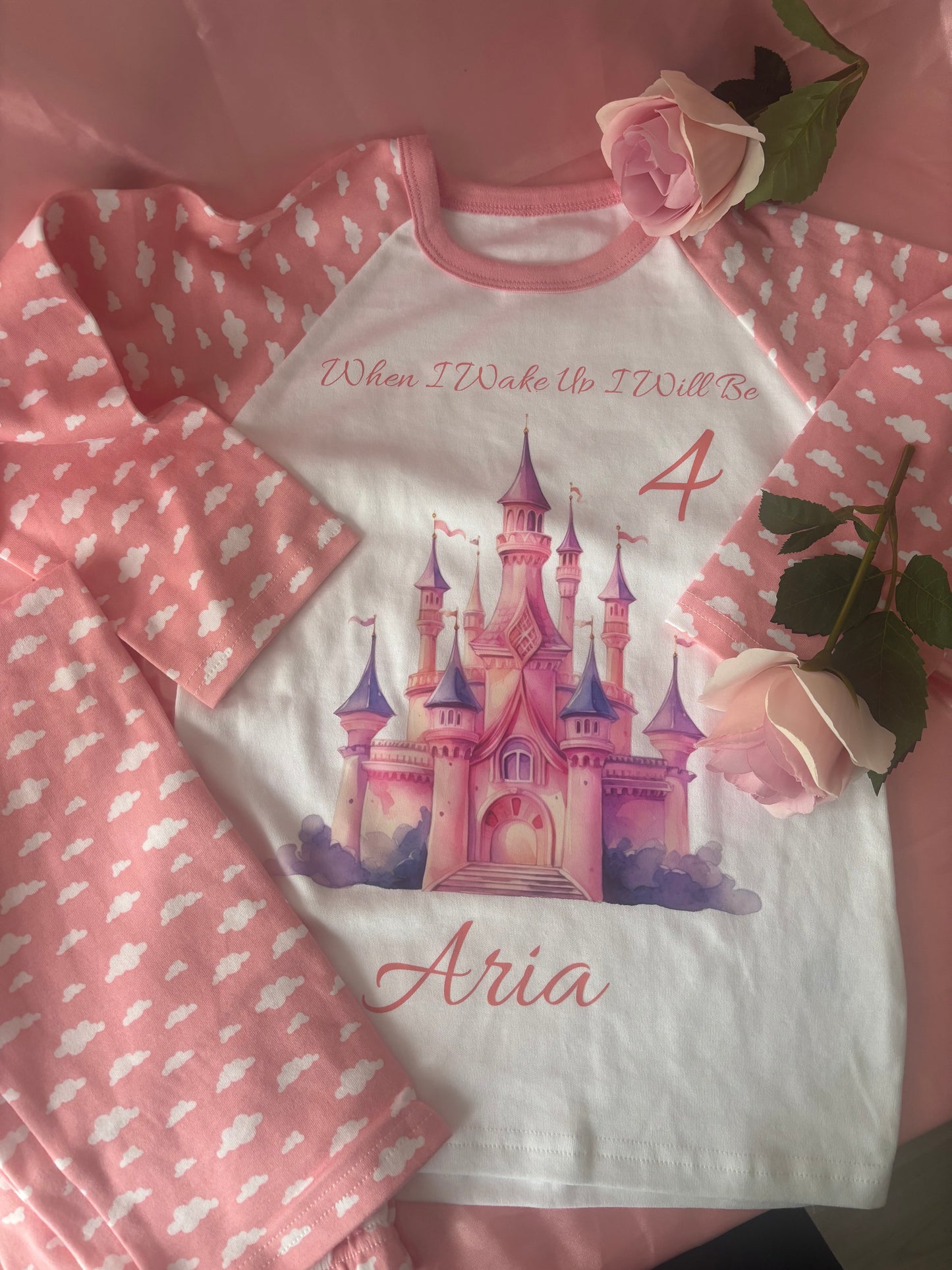 Personalised Children's Pyjamas Birthday, When I wake up