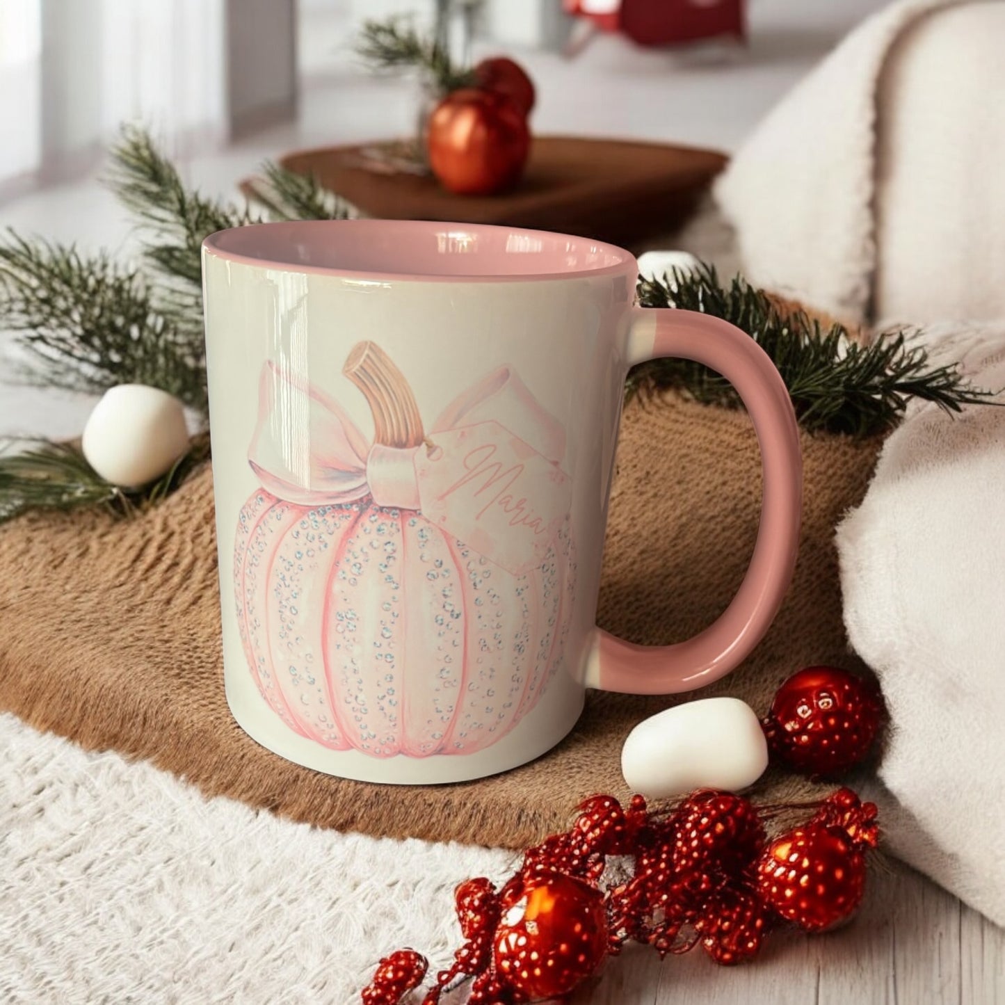 Personalised Pumpkin Mugs