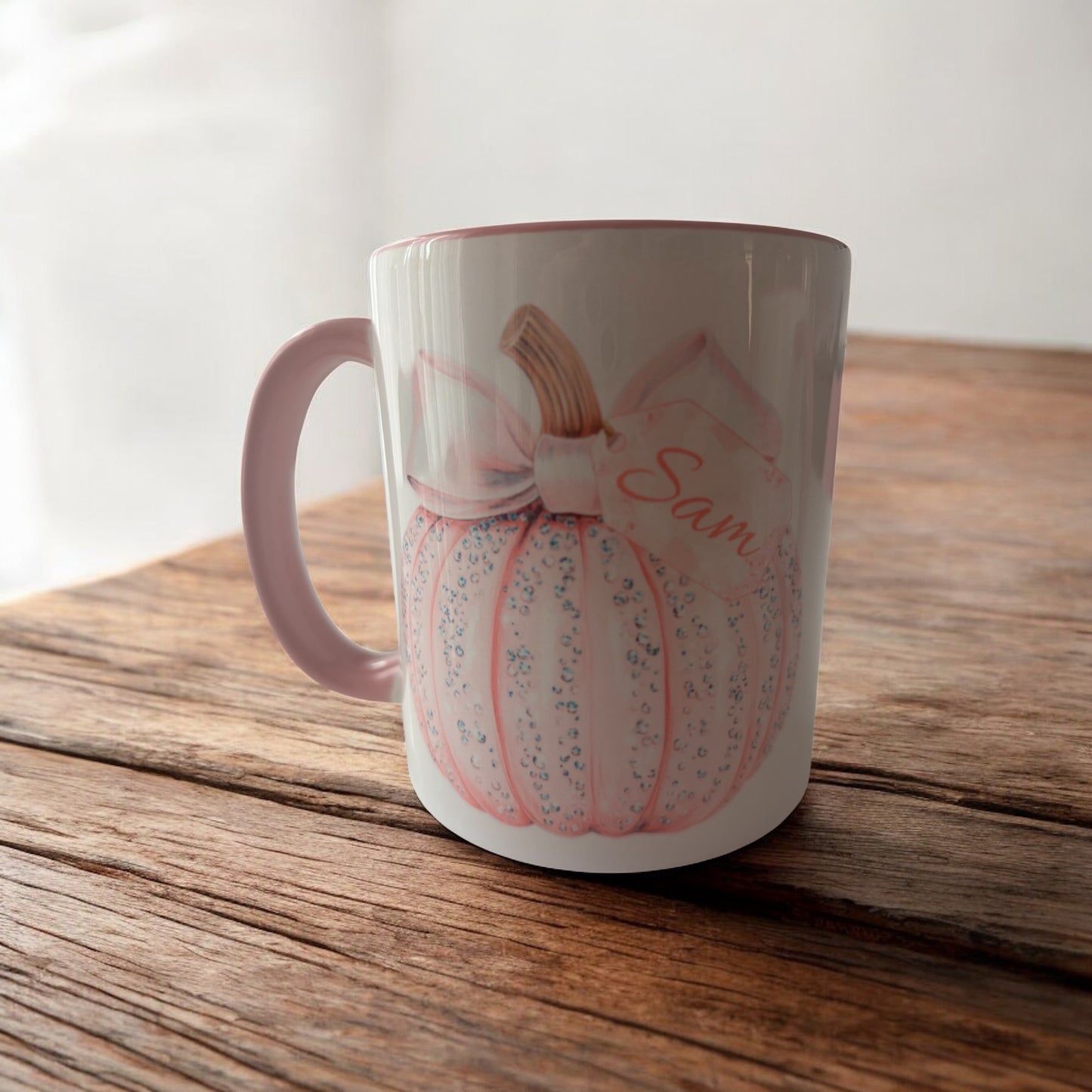 Personalised Pumpkin Mugs