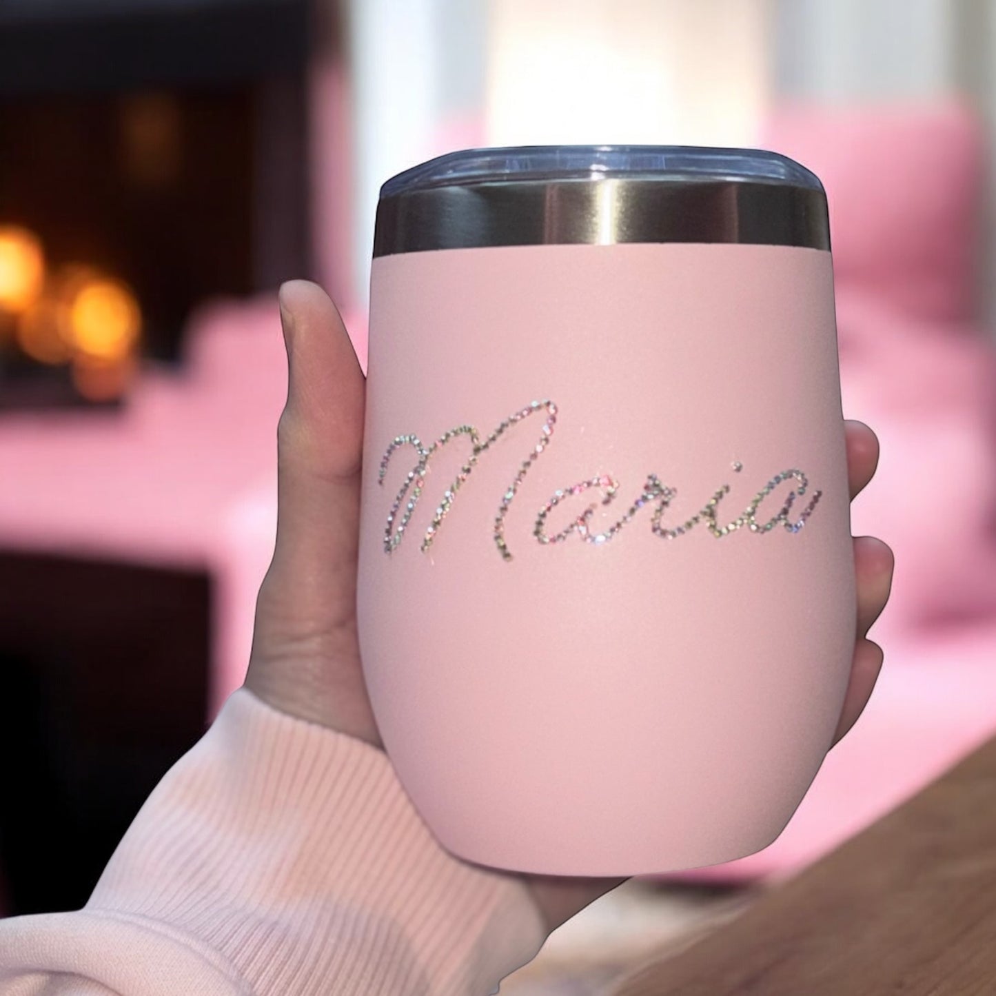 Diamante 12oz travel mug
