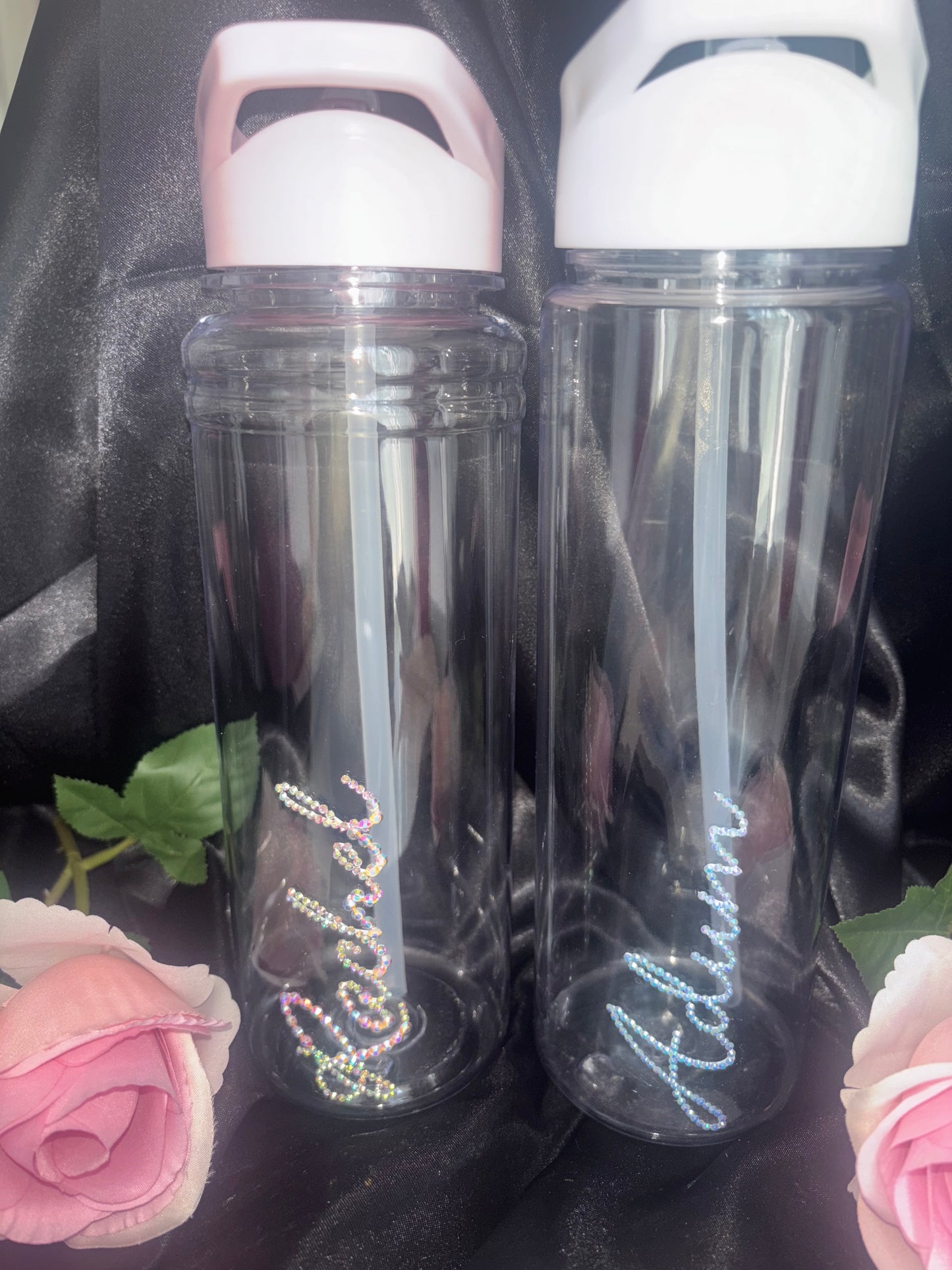 Personalised Custom Diamante Water Bottles