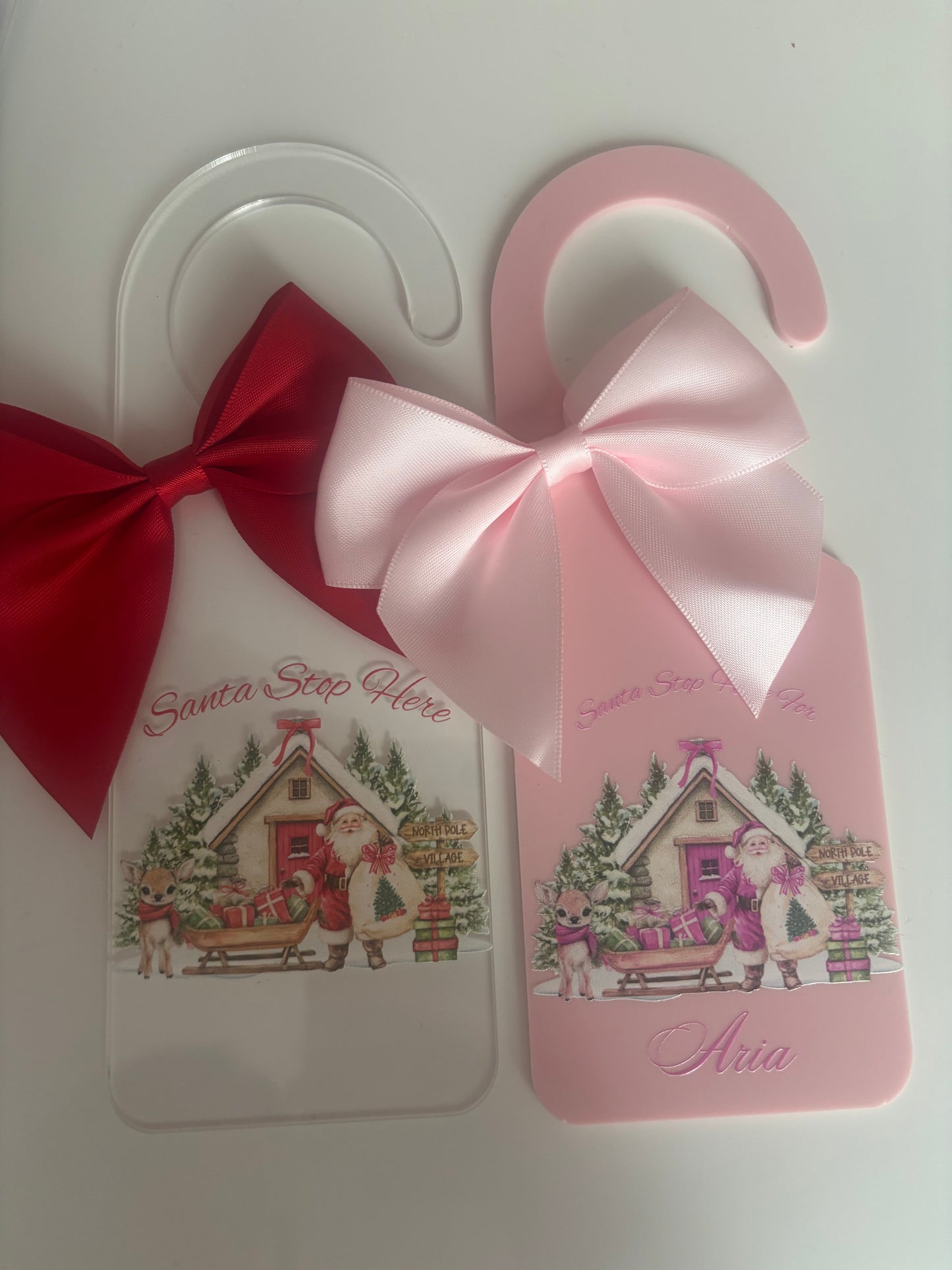 Santa Stop Here Door Hanger