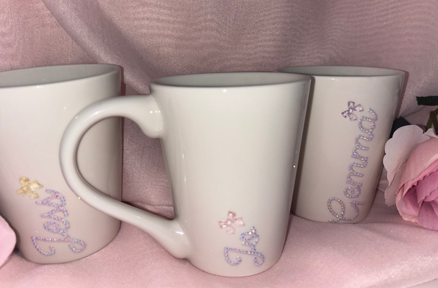 Personalised Diamante Mugs