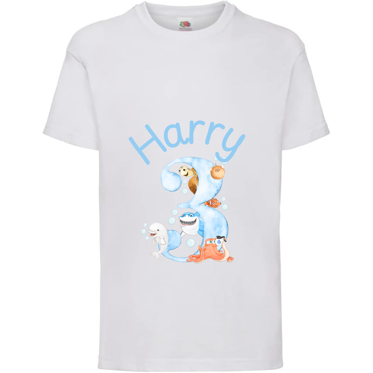 Personalised T shirt Children's Name Fairy Princess Birthday