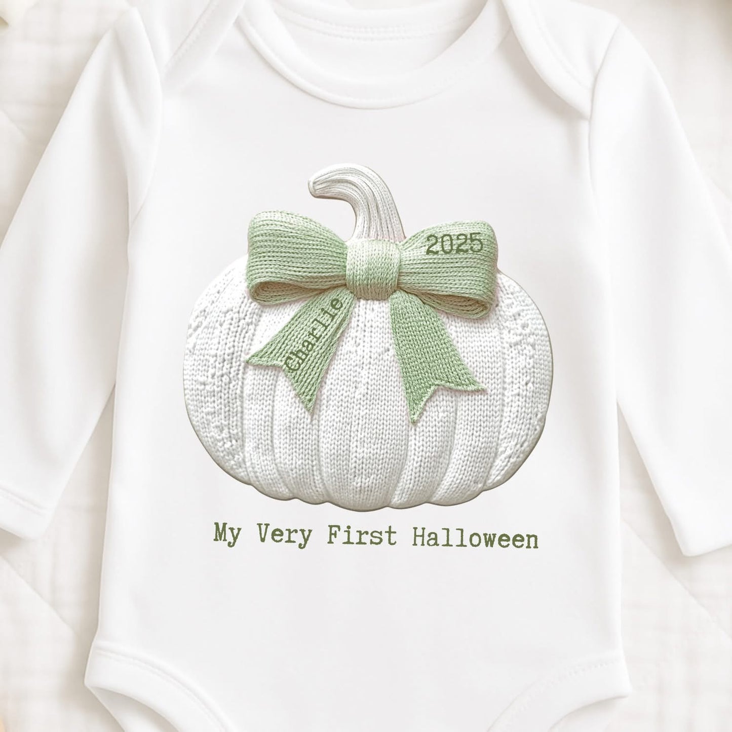 Halloween Embroidered Bow Pumpkin Vests