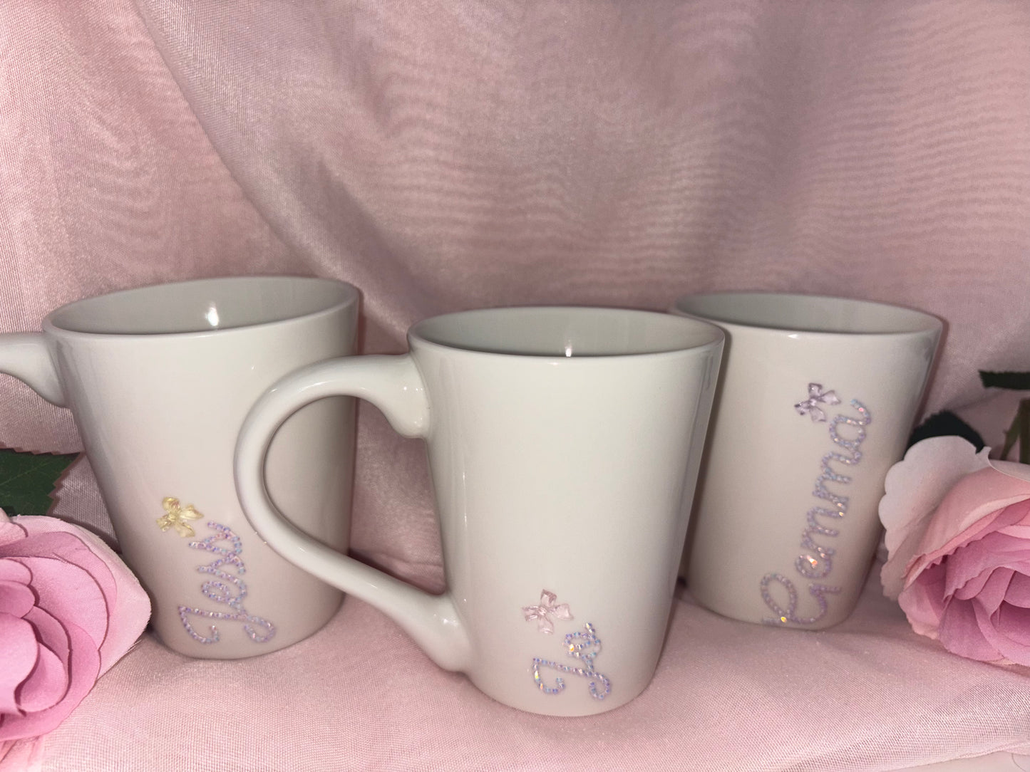 Personalised Diamante Mugs