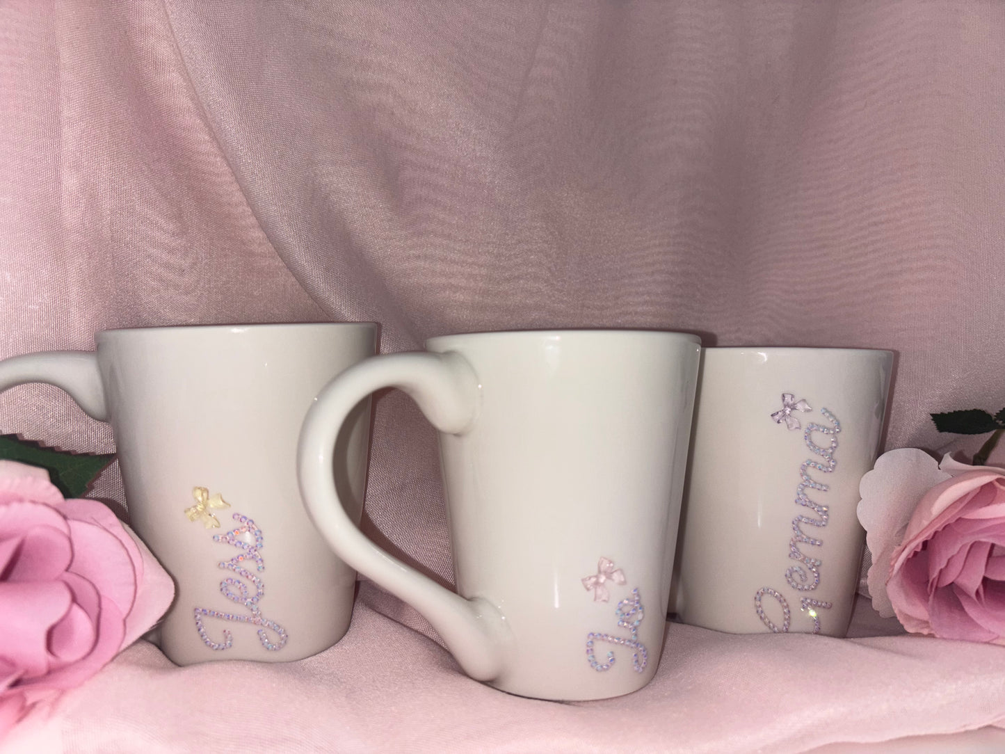 Personalised Diamante Mugs