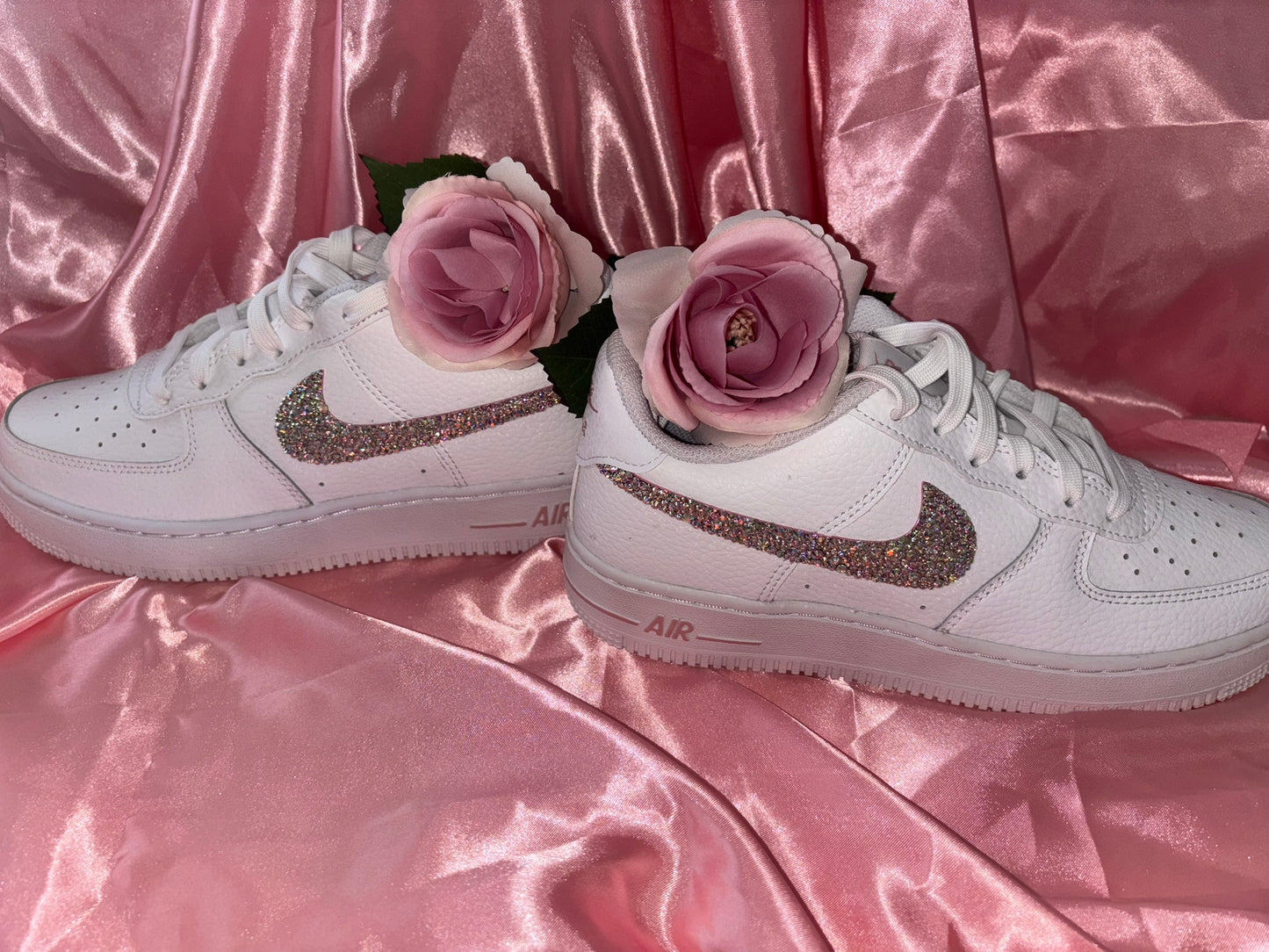 Kids Diamante Air Force 1 Older Kids Junior