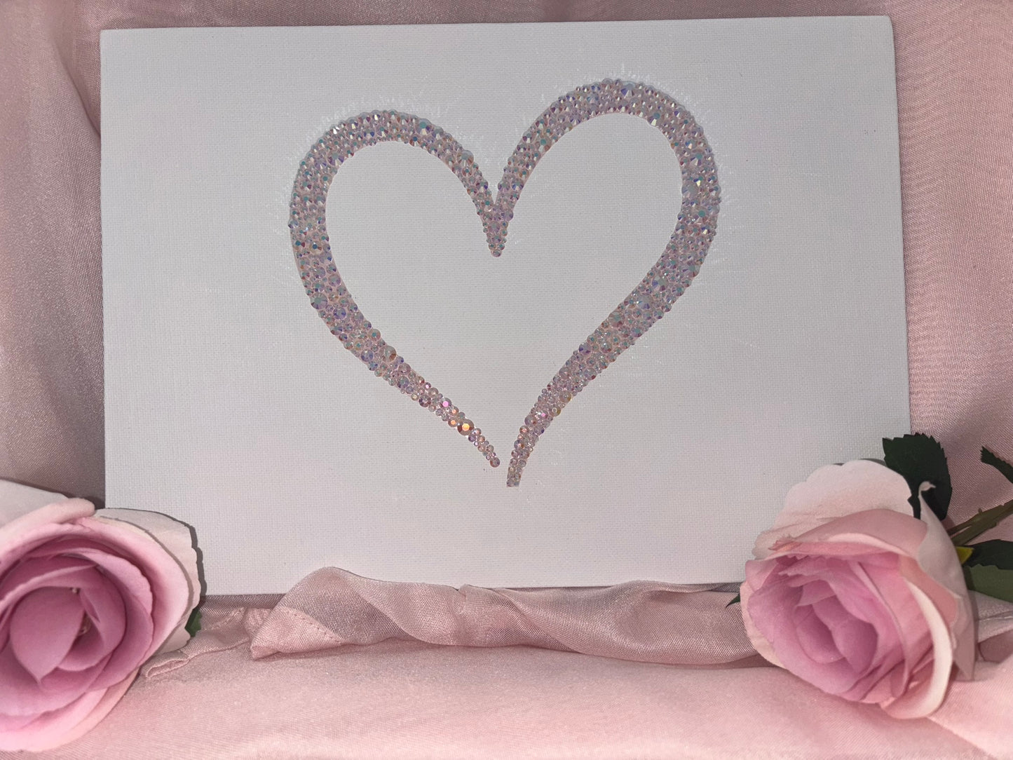 A4 Heart Canvas