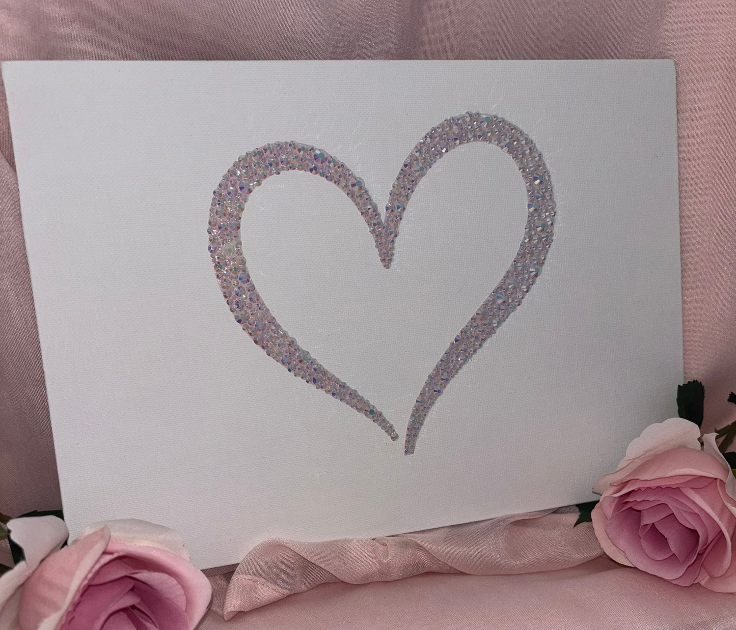 A4 Heart Canvas
