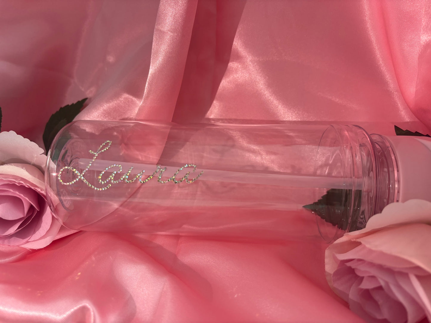 Personalised Custom Diamante Water Bottles