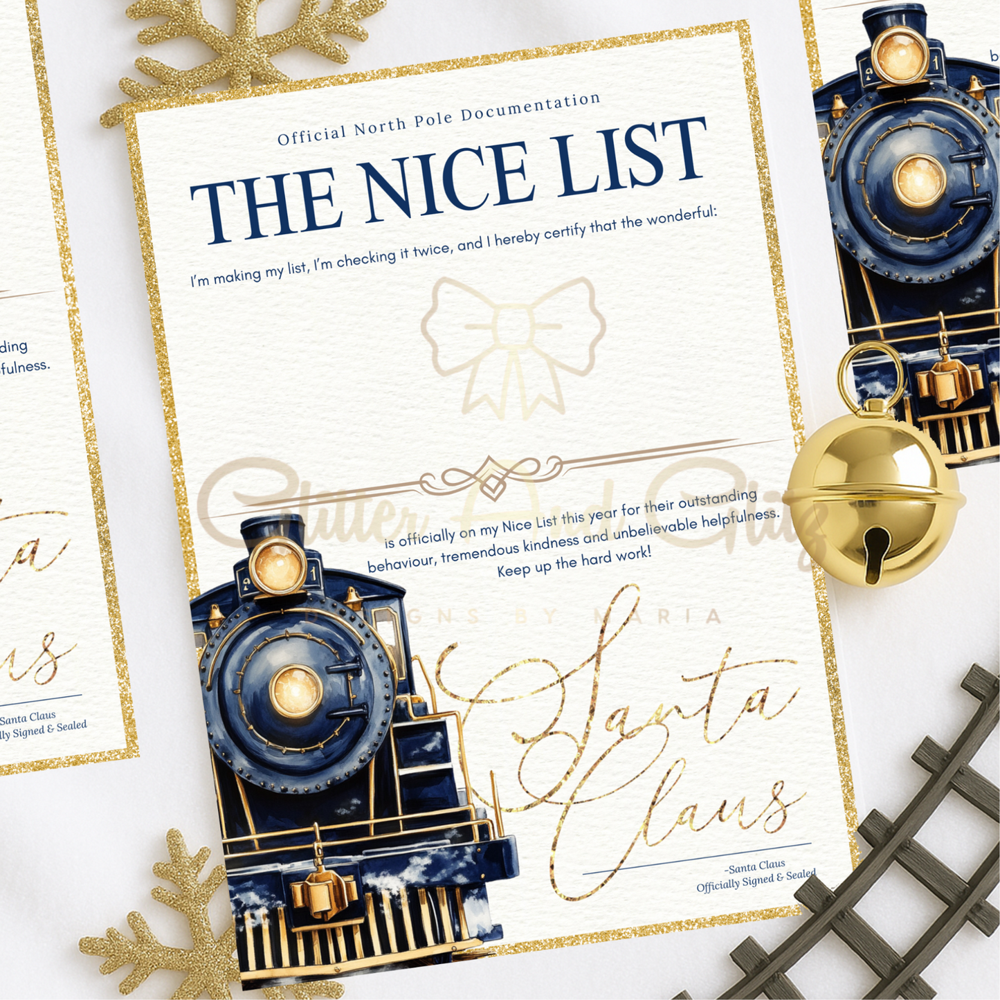 Personalised Santa Letters 1st Christmas Nice List Christmas Eve