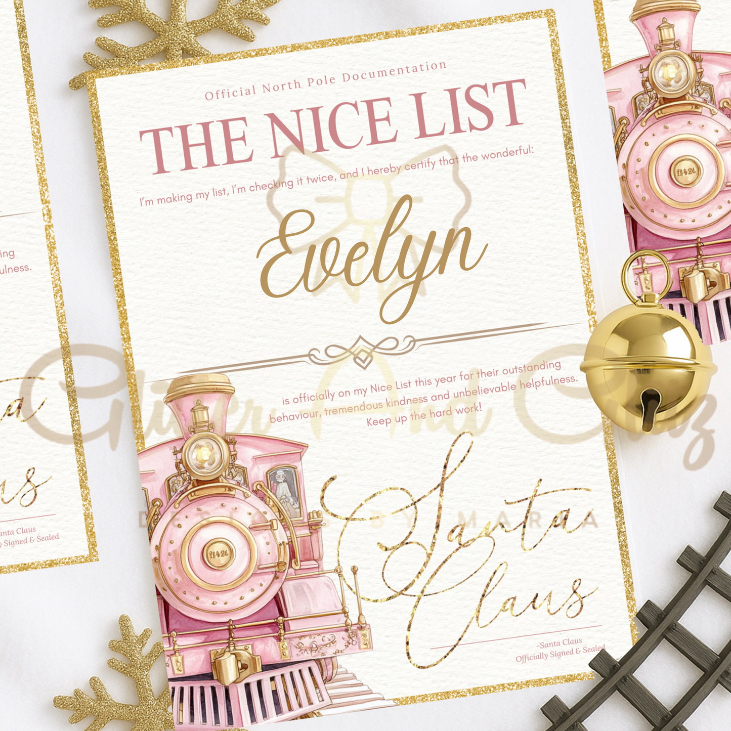 Personalised Santa Letters 1st Christmas Nice List Christmas Eve
