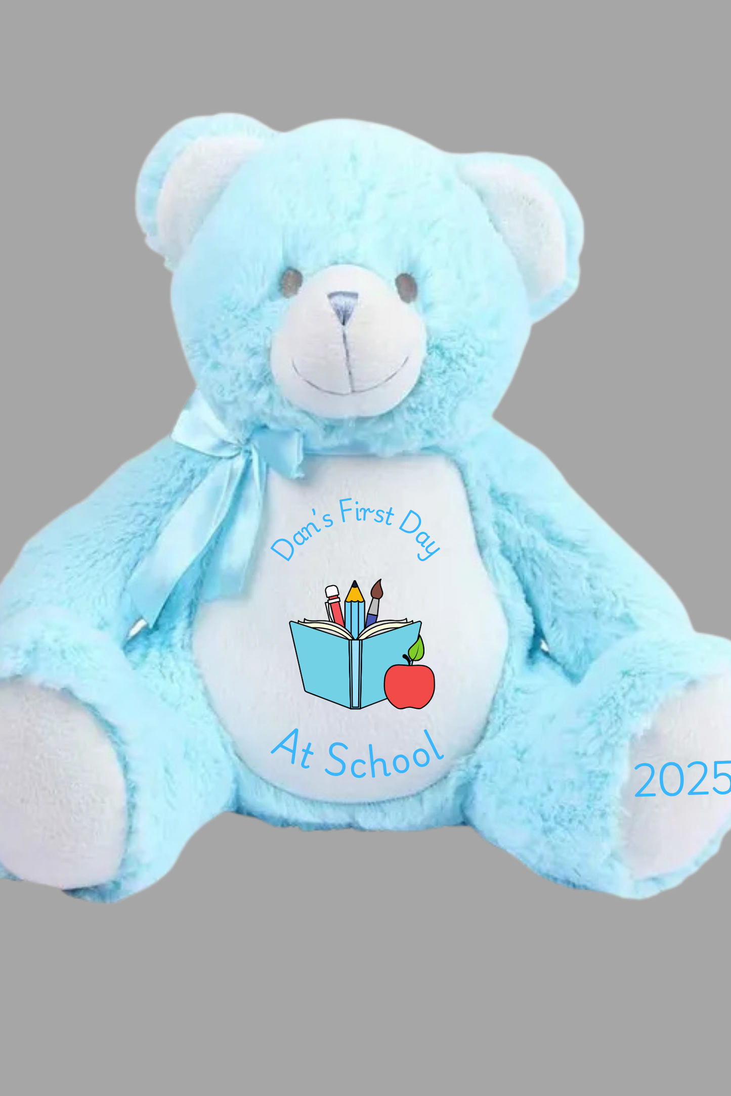 Personalised Mini MUMBLES soft toy Reindeer Rabbit Teddy Back To School