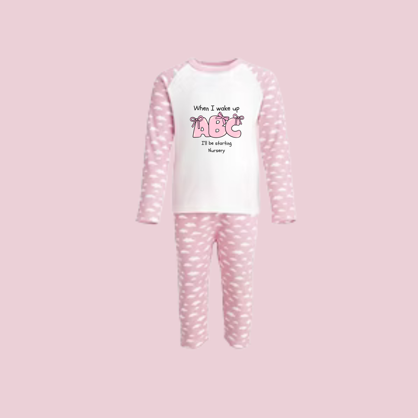 Personalised Children's Pyjamas When I wake up...School