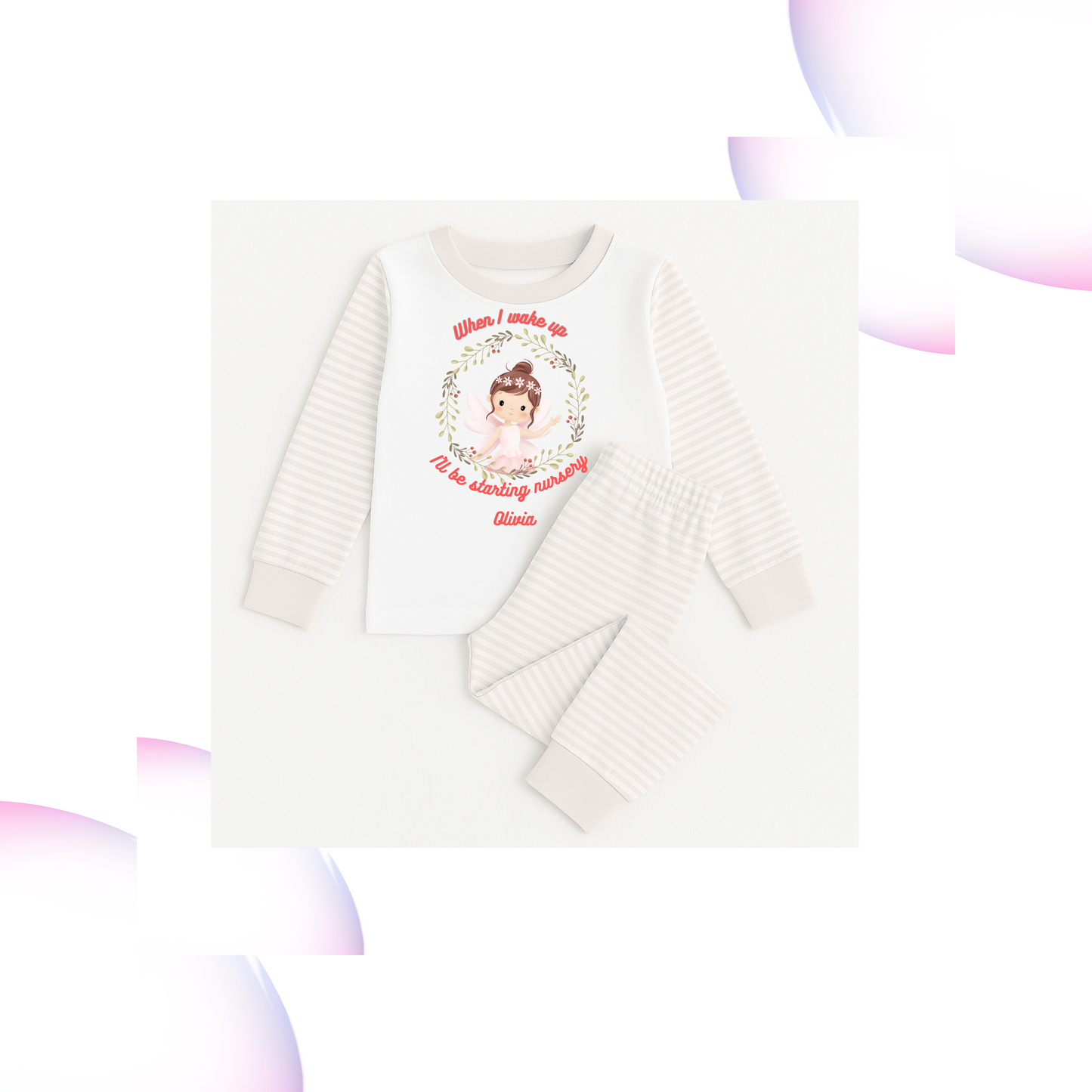 Personalised Children's Pyjamas When I wake up...School
