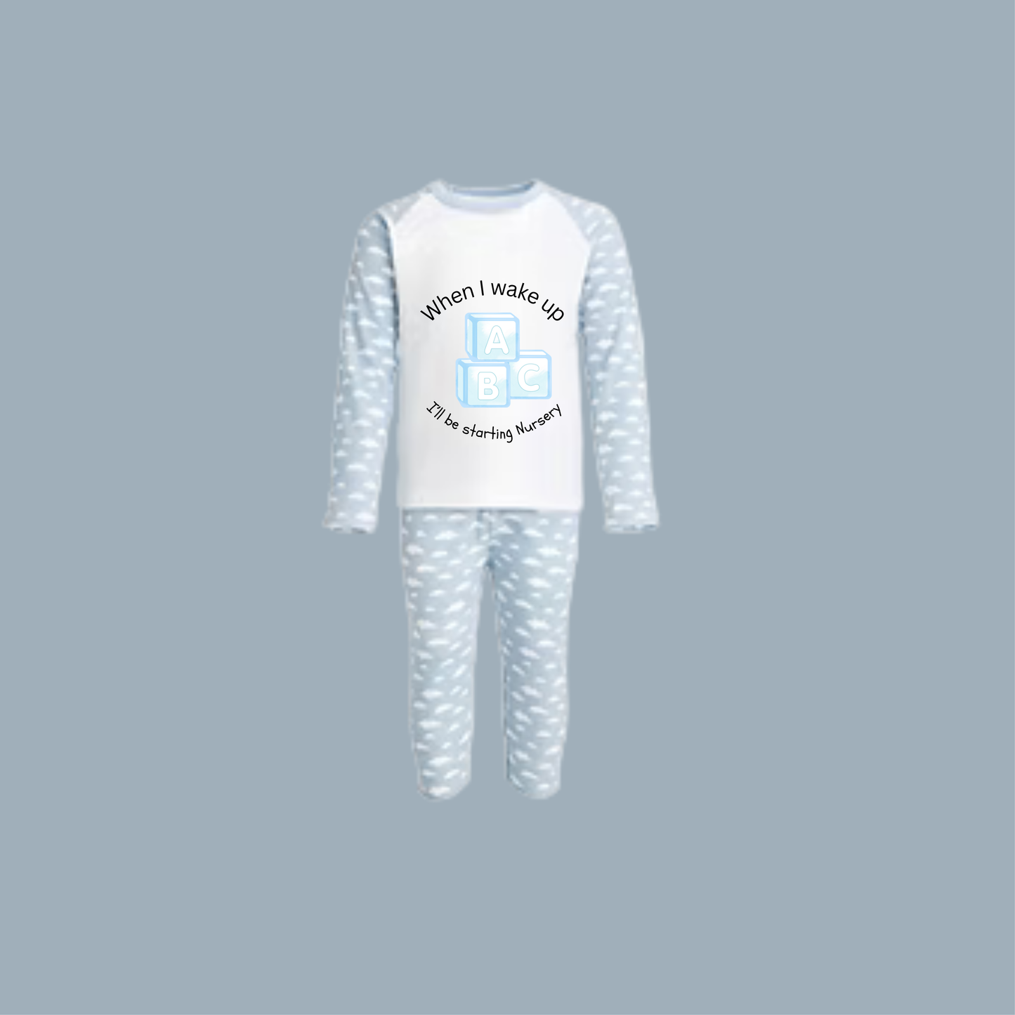 Personalised Children's Pyjamas When I wake up...School