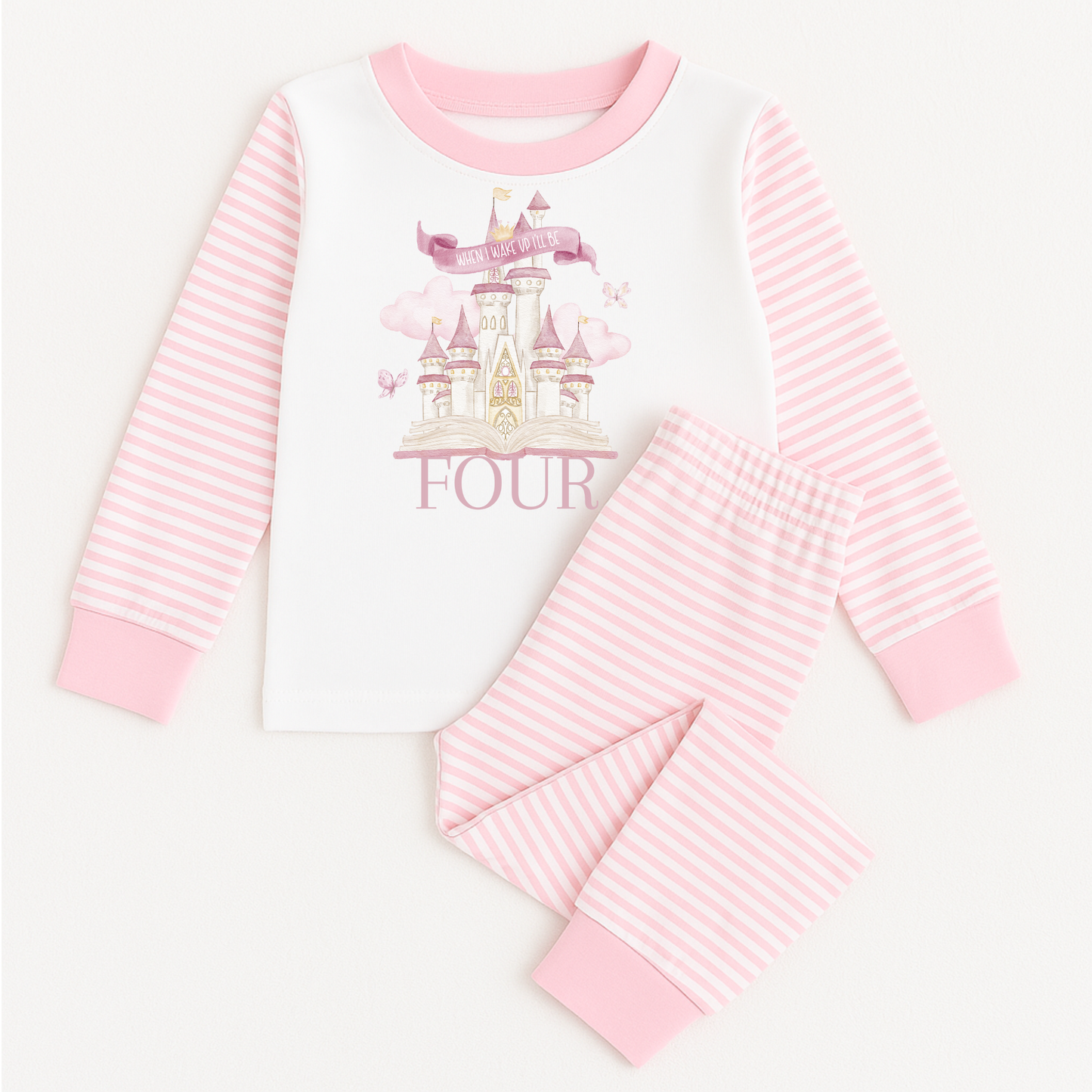 Personalised Children's Pyjamas Birthday, When I wake up