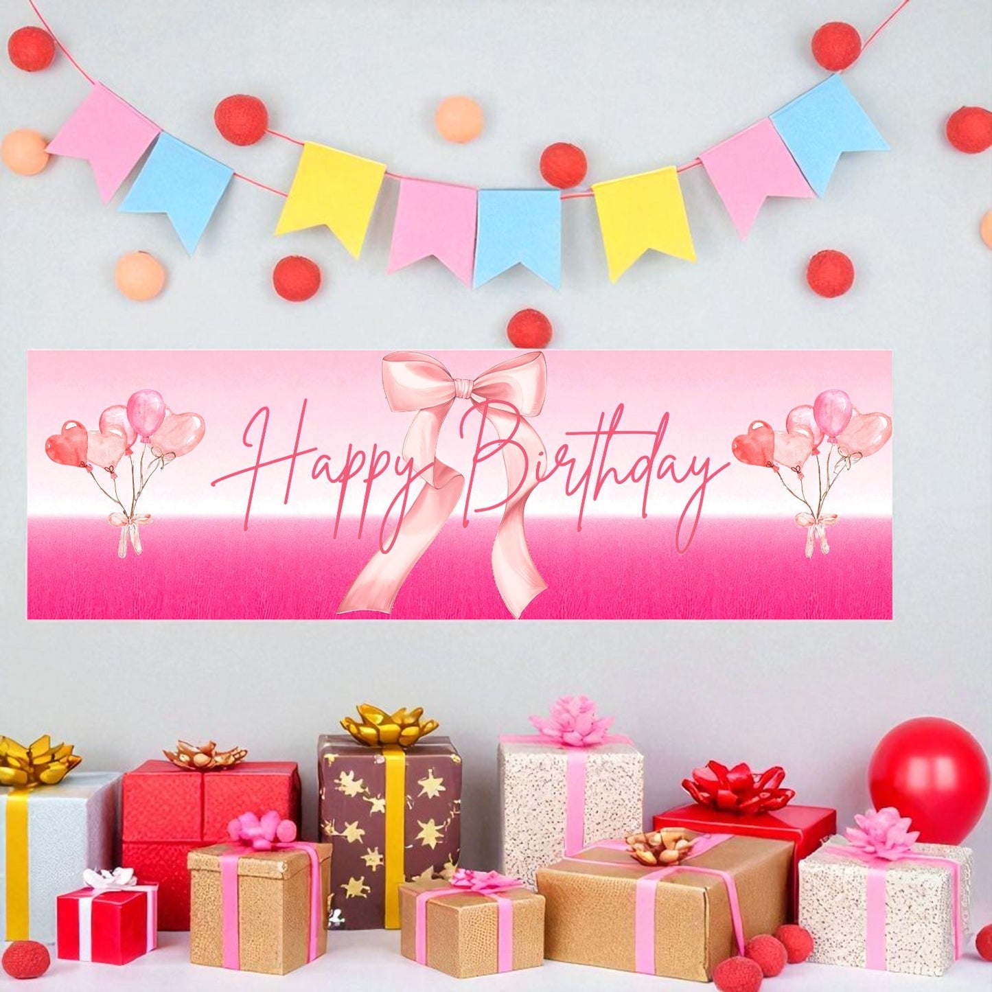 Personalised PVC Birthday Banners Fully Customisable