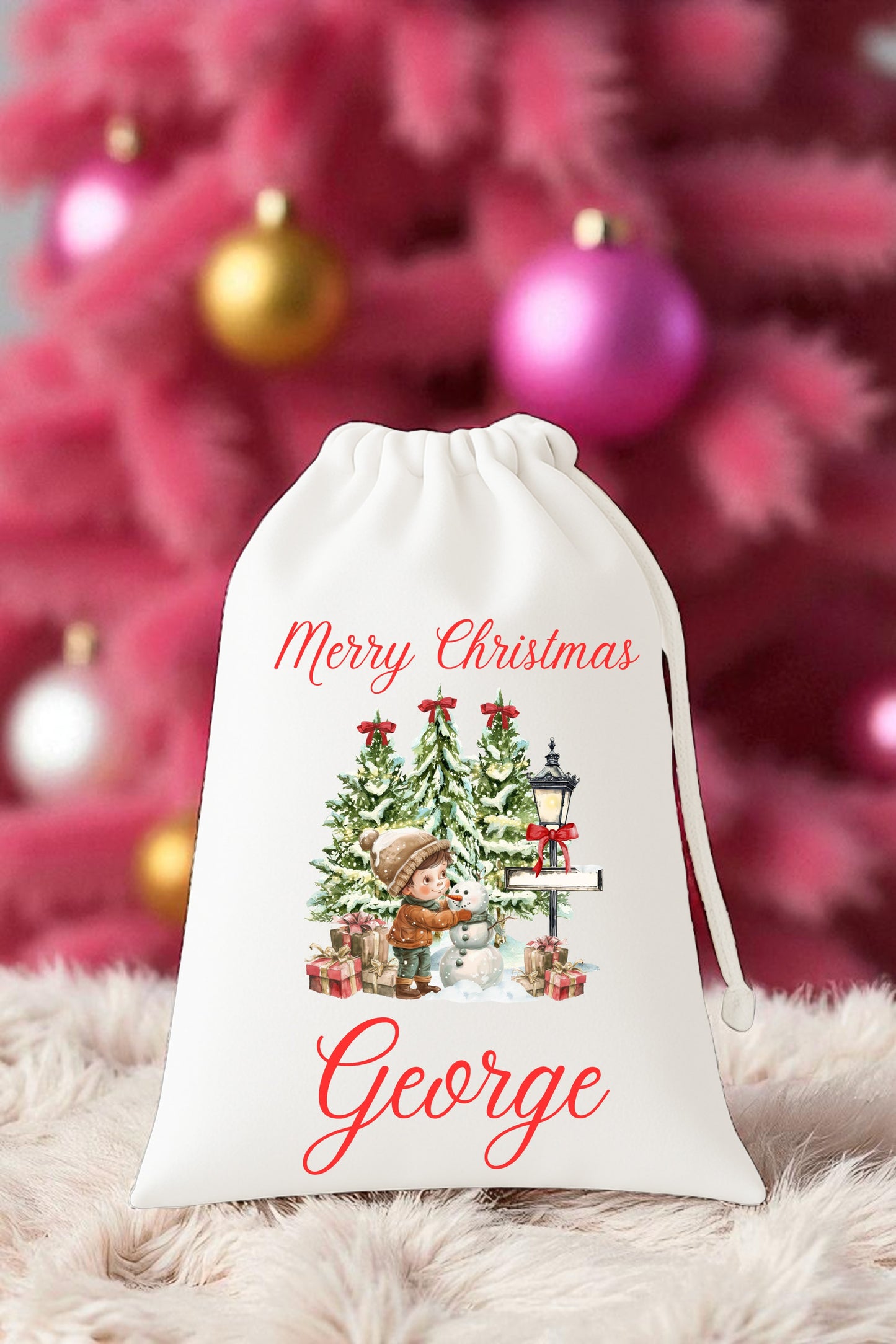 Personalised Christmas Gift Sacks Pre Order 1st Christmas Girls and Boys Pre-Order