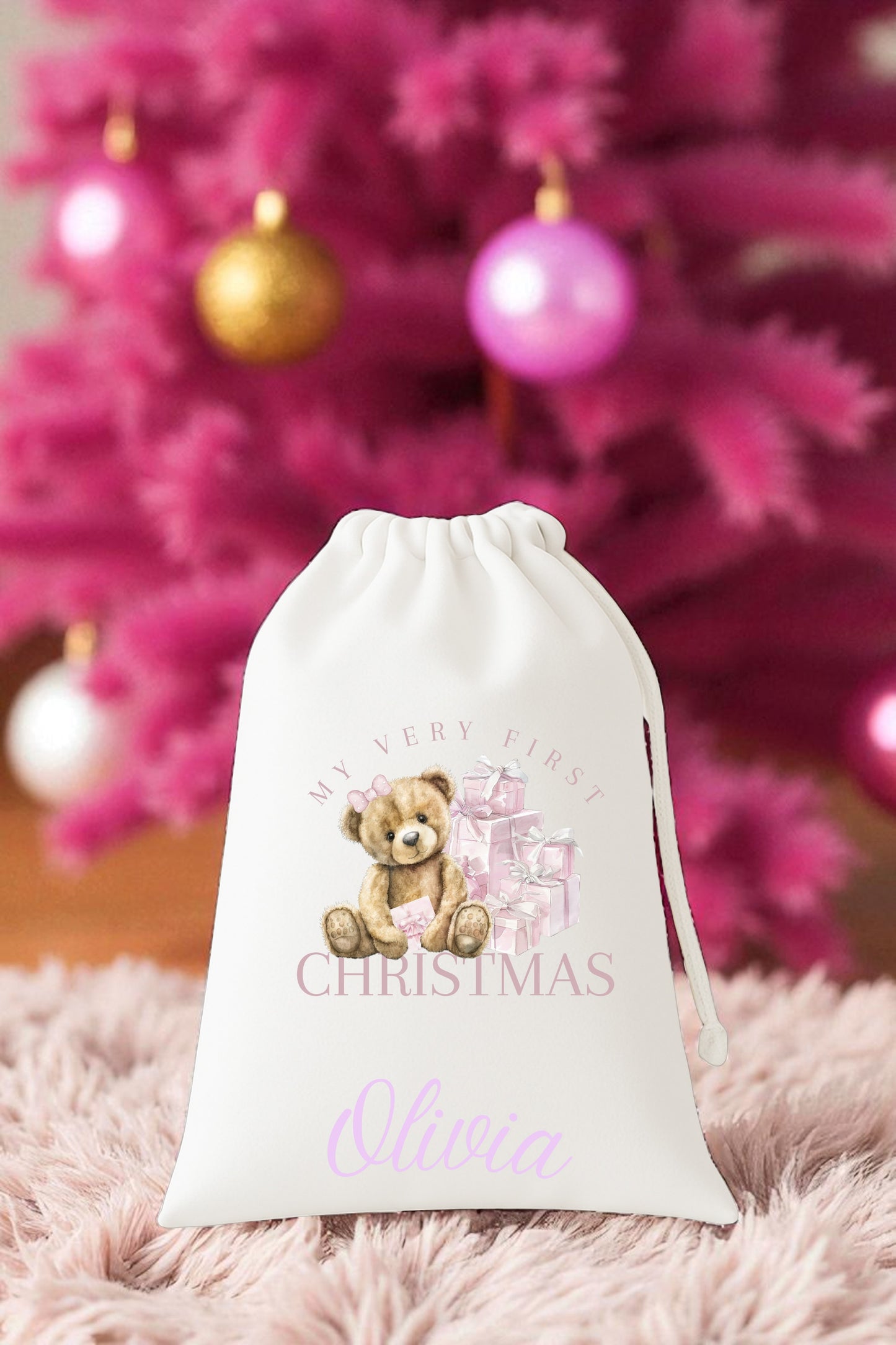 Personalised Christmas Gift Sacks Pre Order 1st Christmas Girls and Boys Pre-Order