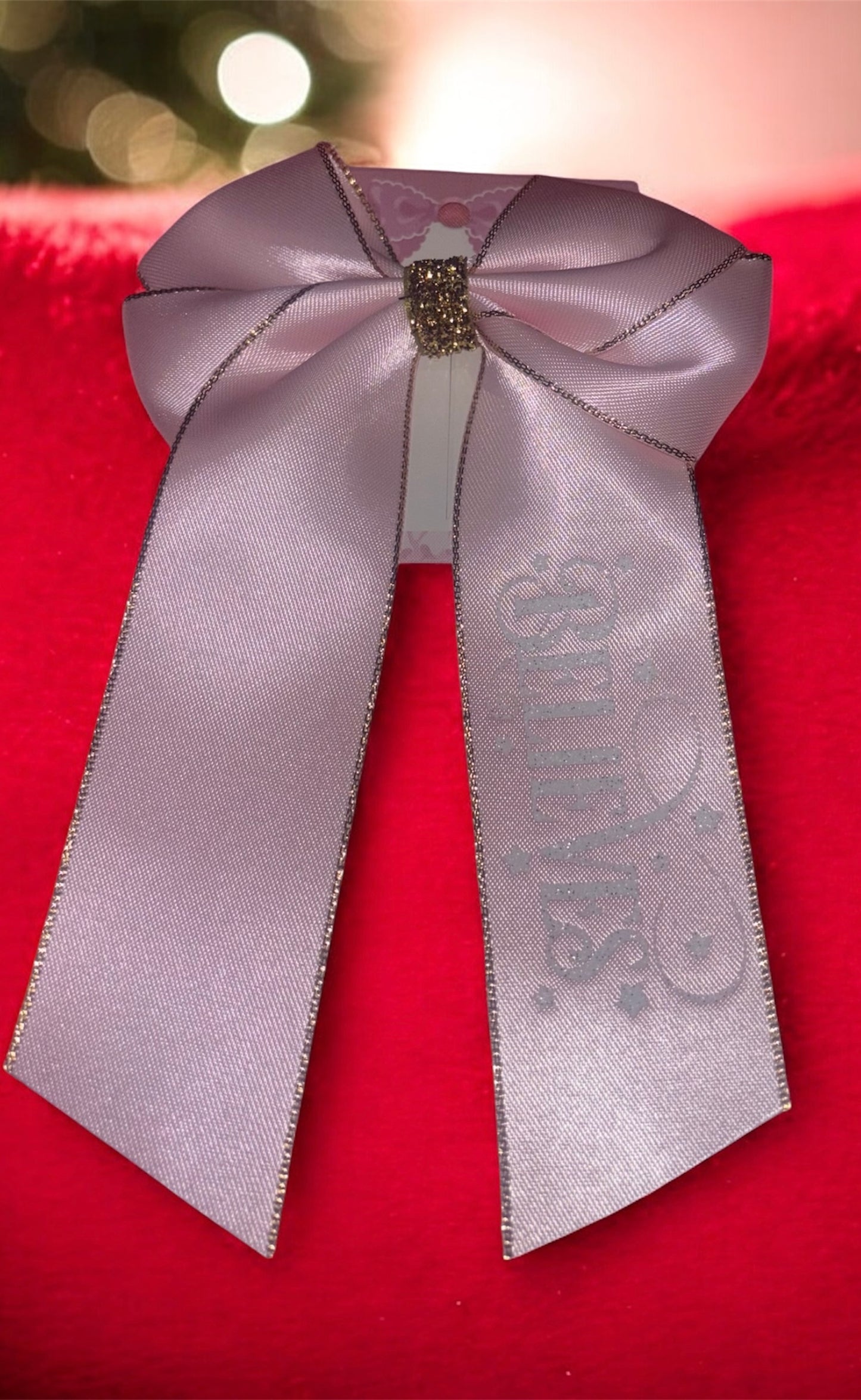 Glitter Centre Hair Bows