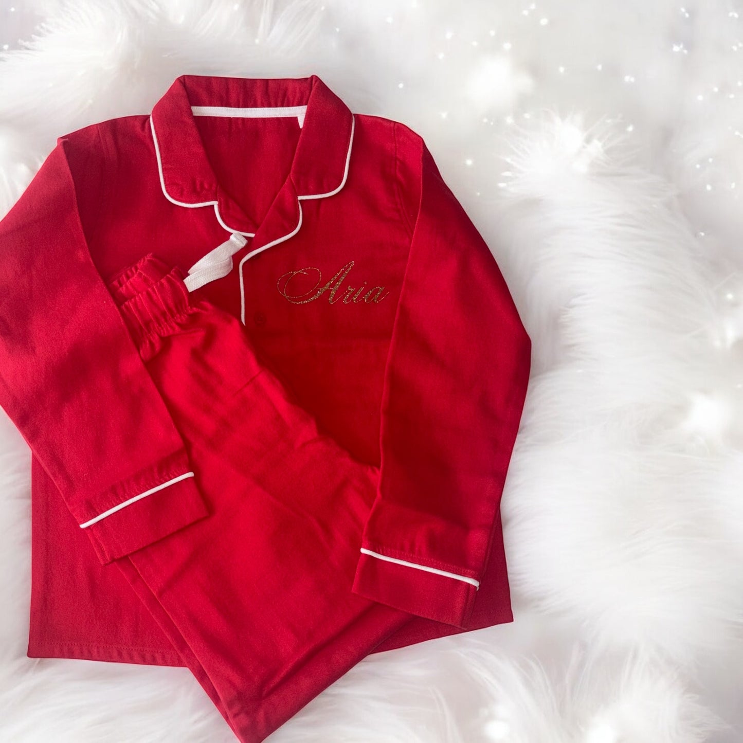 Red Family Matching Pyjamas Children