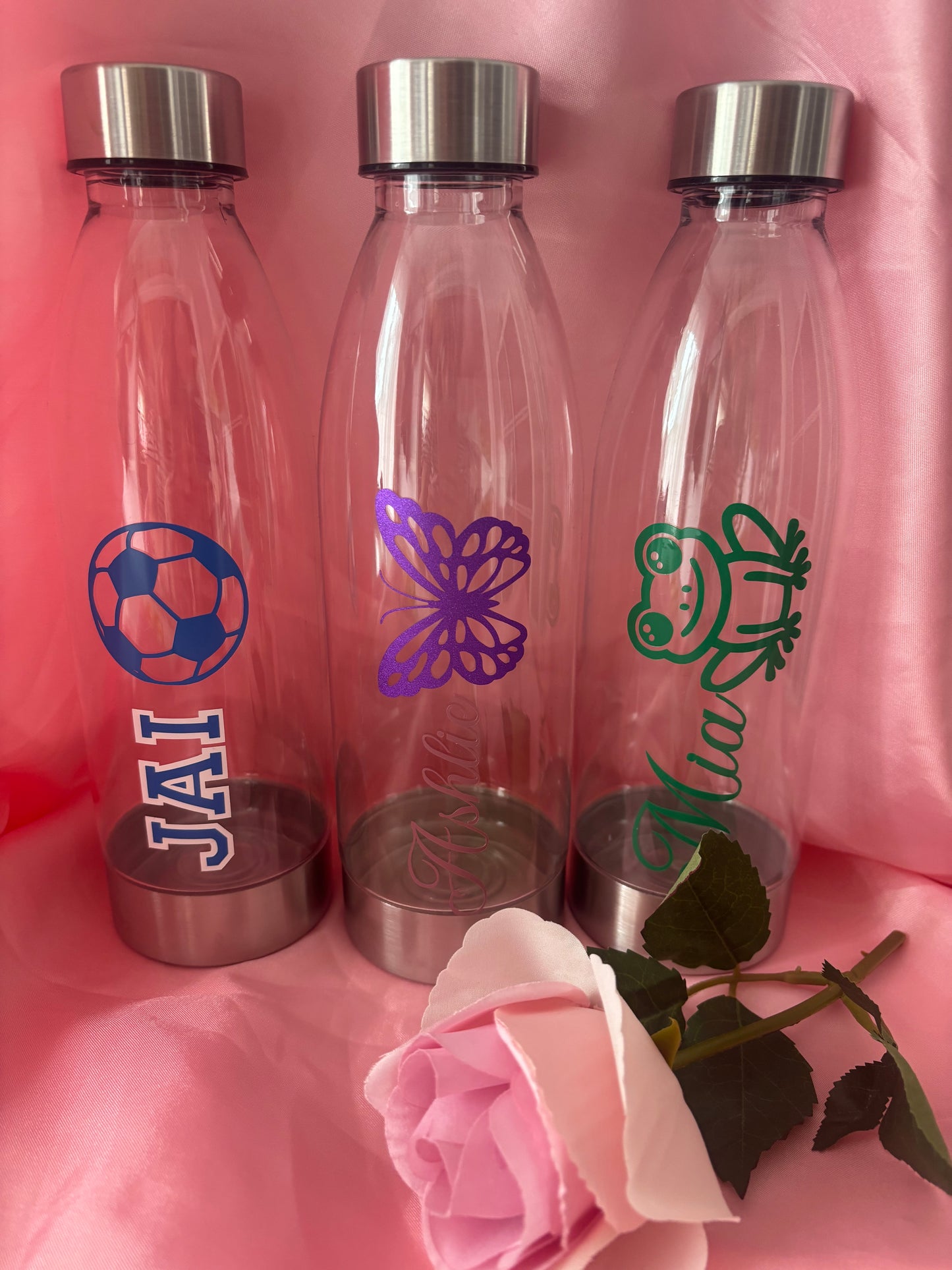 Personalised Custom Diamante Water Bottles