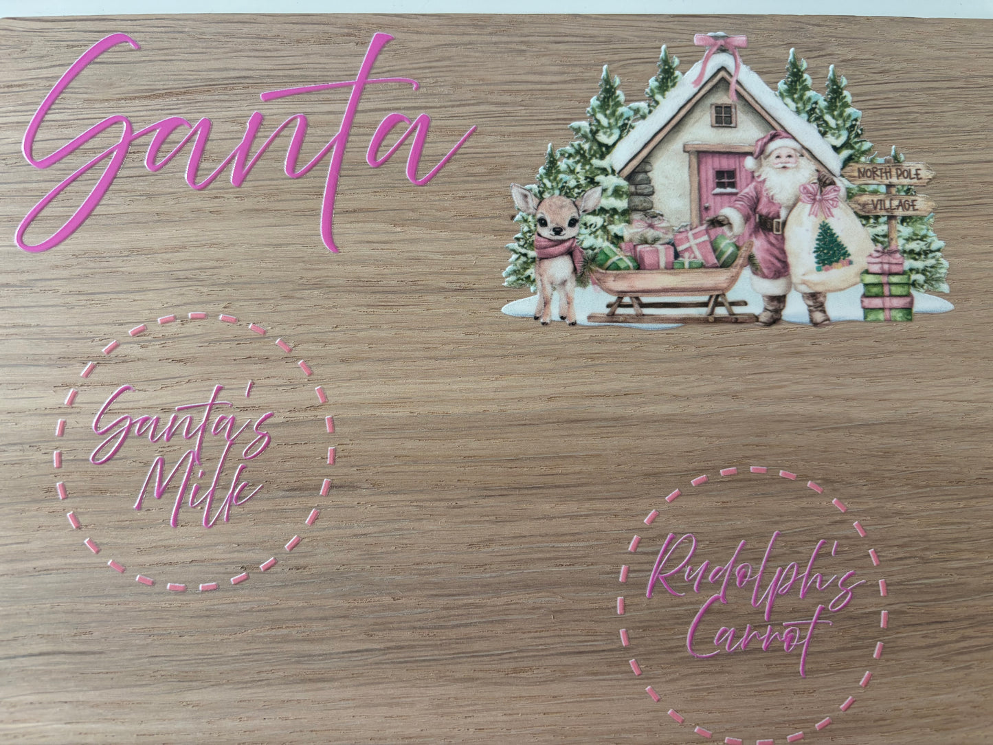 Christmas Eve Santa Snack Board