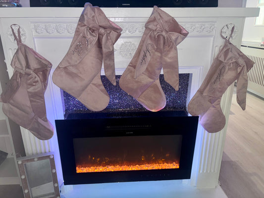 Personalised Christmas Bow Stockings Pre-Order