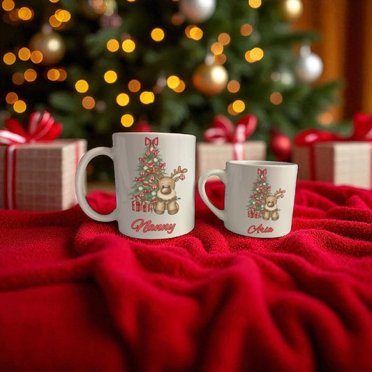 Mini and Me Matching Christmas Mugs