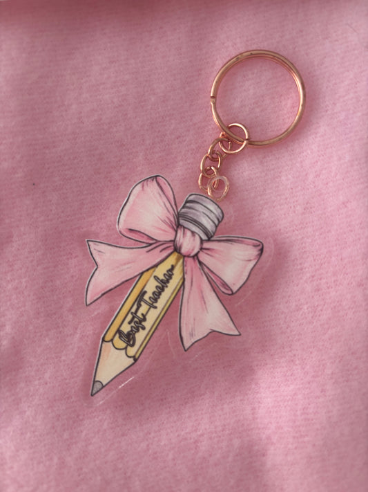 Best Teacher Keyring