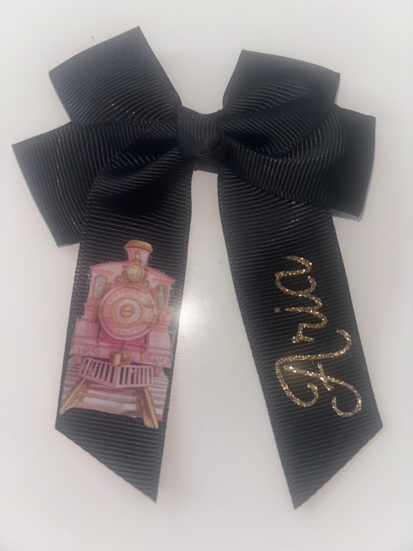 Glitter Centre Hair Bows