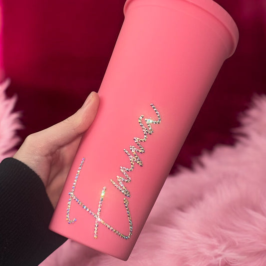 Personalised Diamante Cold Cups