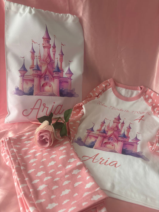 Personalised Children's Pyjamas Birthday, When I wake up