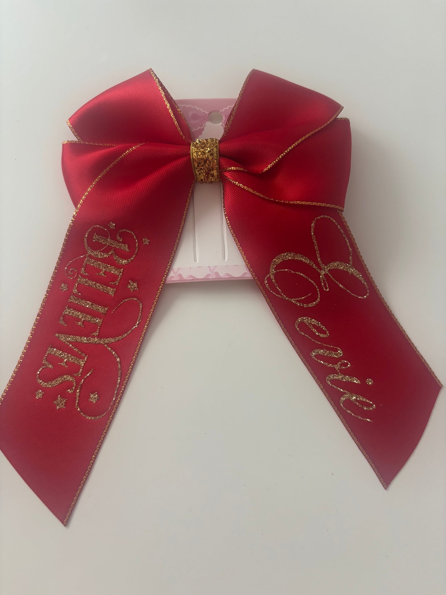 Glitter Centre Hair Bows