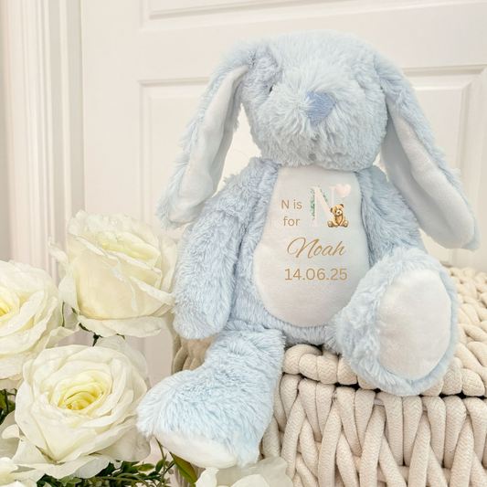 Personalised Mini MUMBLES soft toy Reindeer Rabbit Teddy