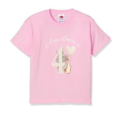 Personalised T shirt Children's Name Fairy Princess Birthday
