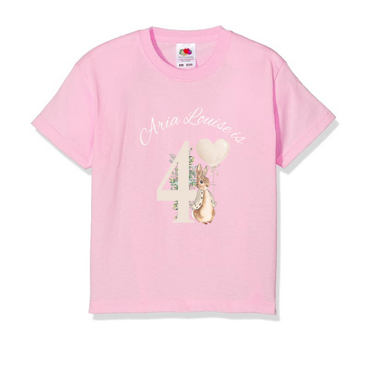 Personalised T shirt Children's Name Fairy Princess Birthday