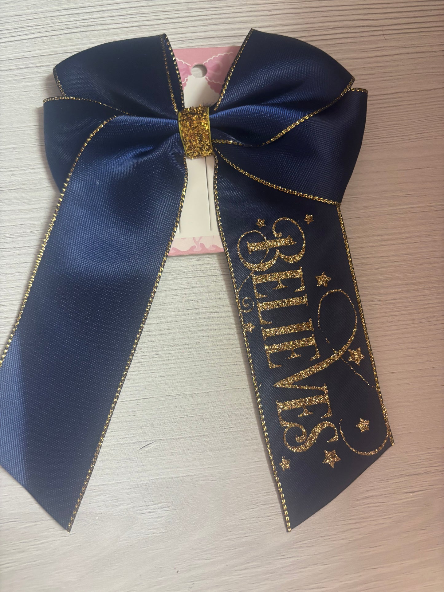 Glitter Centre Hair Bows